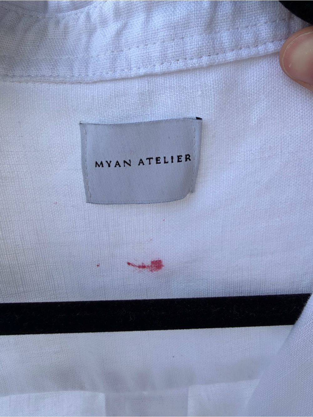 Classic White Button-Down Women's Blouse - Picture 5 of 6